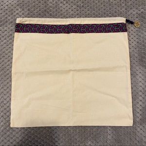 Tory Burch Dust Bag - Purple/ Green Design